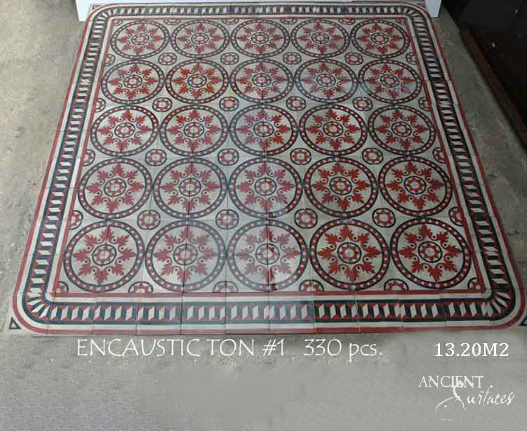 reclaimed_antique_cement_tiles_by_Ancient_Surfaces_handmade_Mediterranean_floor_wall_tiles_vintage_geometric_and_floral_designs_luxury_interior_exterior_restoration