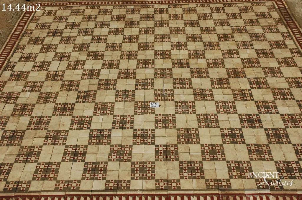 reclaimed_antique_cement_tiles_by_Ancient_Surfaces_handmade_Mediterranean_floor_wall_tiles_vintage_geometric_and_floral_designs_luxury_interior_exterior_restoration