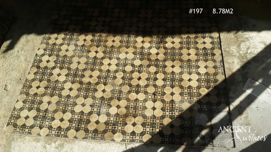 reclaimed_antique_cement_tiles_by_Ancient_Surfaces_handmade_Mediterranean_floor_wall_tiles_vintage_geometric_and_floral_designs_luxury_interior_exterior_restoration