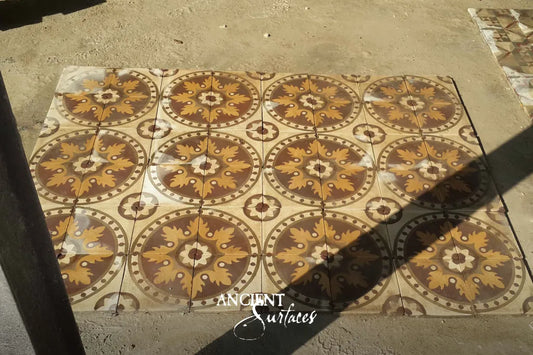 reclaimed_antique_cement_tiles_by_Ancient_Surfaces_handmade_Mediterranean_floor_wall_tiles_vintage_geometric_and_floral_designs_luxury_interior_exterior_restoration