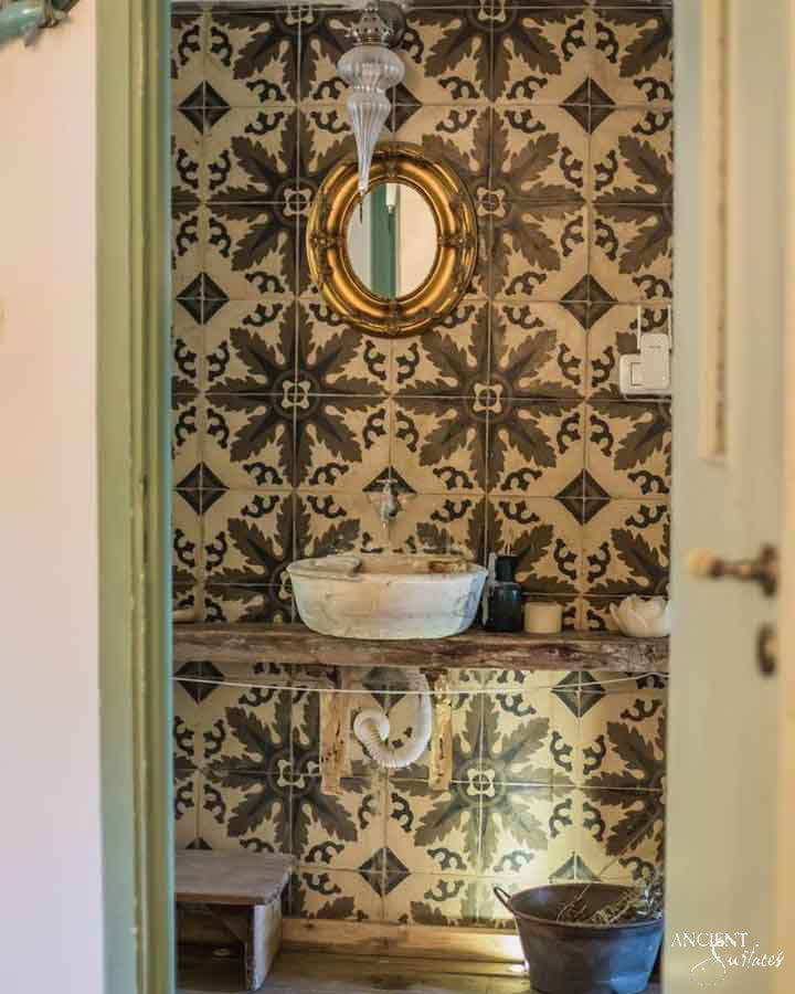 reclaimed_antique_cement_tiles_by_Ancient_Surfaces_handmade_Mediterranean_floor_wall_tiles_vintage_geometric_and_floral_designs_luxury_interior_exterior_restoration