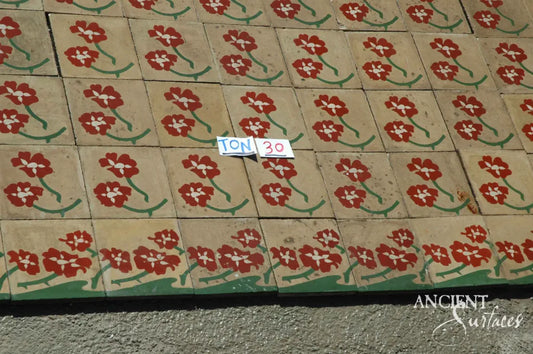 reclaimed_antique_cement_tiles_by_Ancient_Surfaces_handmade_Mediterranean_floor_wall_tiles_vintage_geometric_and_floral_designs_luxury_interior_exterior_restoration